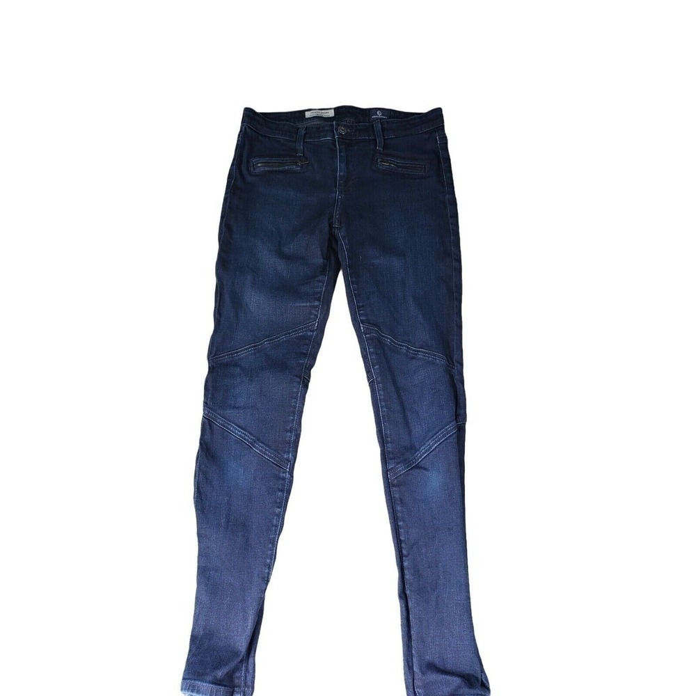 Adriano Goldschmied Jeans The Moto Legging 28R Womens Mid Rise Skinny Leg